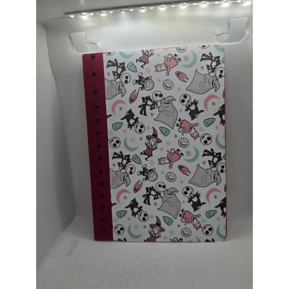 Handmade Nightmare Before Christmas Journal Notebook Oogie Lock Shock Barrel